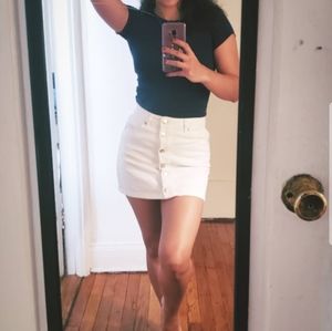 SOLD: White Forever 21 Mini Skirt